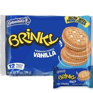 Galletas Brinky con sabor a vainilla (12 unid)